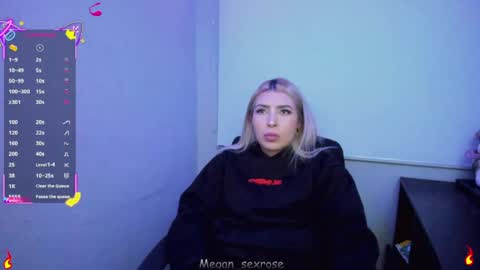 Snapshot of megan_sexrose chatting on April 13, 3:01 am Megan rose online show from April 13, 3:01 am