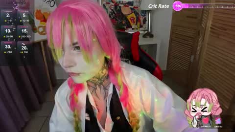 Snapshot of mekurisu chatting on October 8, 1:14 am mekurisu online show from October 8, 1:14 am