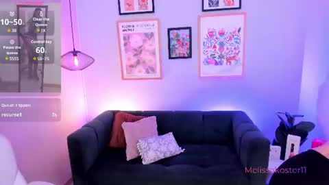 Snapshot of melissa_koster chatting on July 17, 5:58 am Melissa 3 online show from July 17, 5:58 am