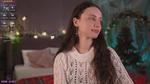 Snapshot of meow_nancy chatting on January 4, 12:27 pm Heeyyooo Im Nans Subscribe to me I will be glad online show from January 4, 12:27 pm