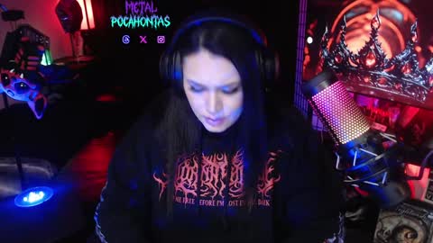 MetalPocahotass online show from January 3, 7:27 am