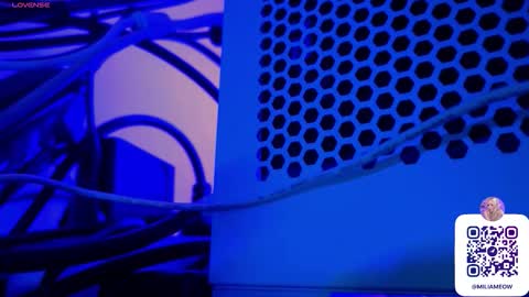 Snapshot of miliameow chatting on October 8, 12:19 am Milia online show from October 8, 12:19 am