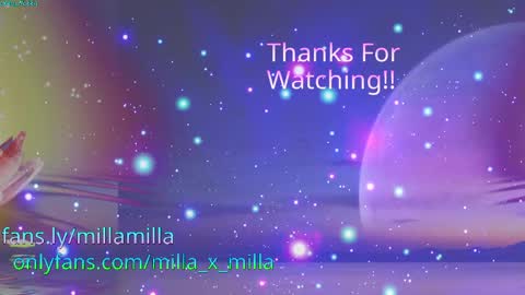 Snapshot of milla_milla chatting on March 27, 8:26 am milla_milla online show from March 27, 8:26 am