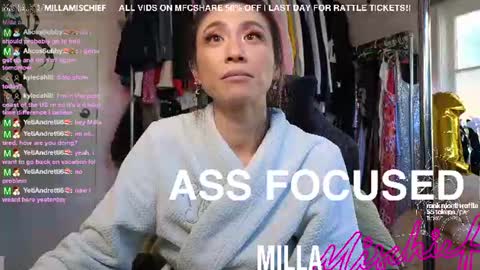 Milla Mischief online show from June 30, 10:11 pm