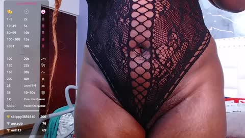 Snapshot of missbnasty_ chatting on January 25, 3:09 am Miss Evelyn online show from January 25, 3:09 am