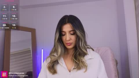 Snapshot of missmonaco chatting on February 25, 3:38 am Emma Rivera online show from February 25, 3:38 am