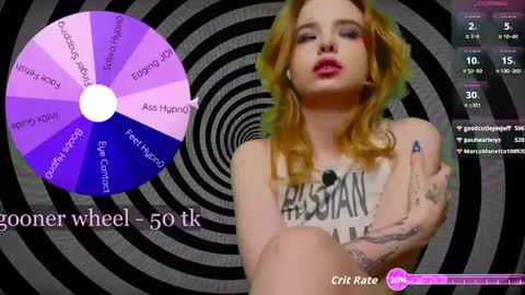 Misss Lola Angel online show from April 19, 6:10 pm