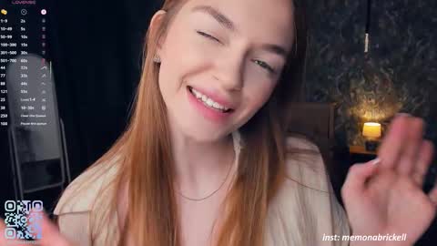 Snapshot of monabrickell chatting on November 27, 7:05 pm Mona online show from November 27, 7:05 pm