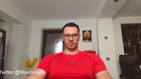 Snapshot of muscleaj69 chatting on October 12, 1:32 pm AJ online show from October 12, 1:32 pm