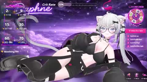 Snapshot of muse_daphne chatting on March 7, 8:17 pm Daphne Musa online show from March 7, 8:17 pm