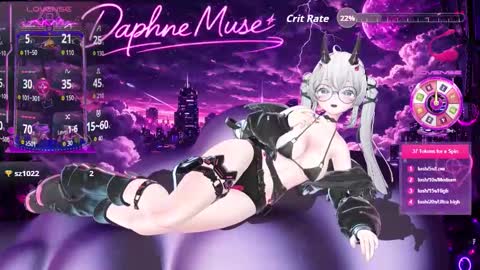 Snapshot of muse_daphne chatting on March 14, 8:14 pm Daphne Musa online show from March 14, 8:14 pm