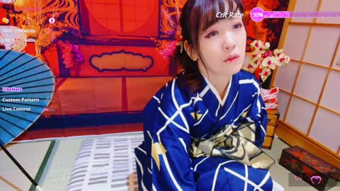 Snapshot of n_miyabi chatting on January 1, 5:00 pm N Miyabi online show from January 1, 5:00 pm