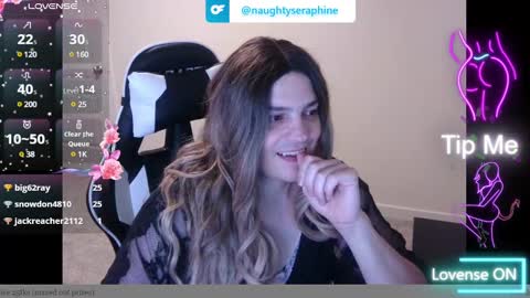 Snapshot of naughtyseraphine chatting on February 6, 3:52 pm NaughtySeraphine online show from February 6, 3:52 pm