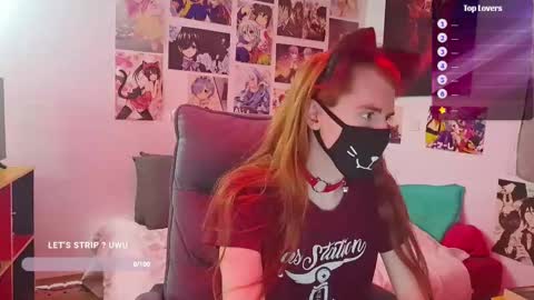 Snapshot of neko_nyaaa chatting on February 22, 2:15 pm Neko online show from February 22, 2:15 pm