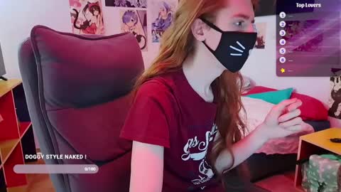 Snapshot of neko_nyaaa chatting on April 5, 5:10 pm Neko online show from April 5, 5:10 pm