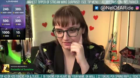 Snapshot of nelparker chatting on February 16, 3:58 am Nel Parker online show from February 16, 3:58 am