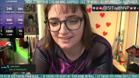 Snapshot of nelparker chatting on February 22, 5:34 am Nel Parker online show from February 22, 5:34 am