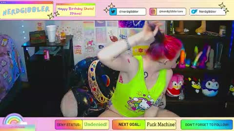 Snapshot of nerdgibbler chatting on November 17, 6:35 pm NerdGibbler online show from November 17, 6:35 pm