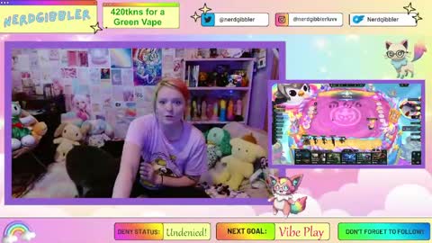 Snapshot of nerdgibbler chatting on April 13, 4:34 pm NerdGibbler online show from April 13, 4:34 pm
