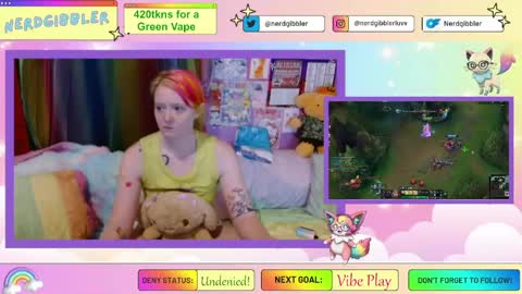Snapshot of nerdgibbler chatting on April 14, 1:17 pm NerdGibbler online show from April 14, 1:17 pm