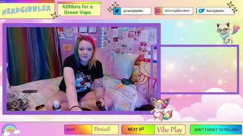 Snapshot of nerdgibbler chatting on June 1, 3:58 pm NerdGibbler online show from June 1, 3:58 pm