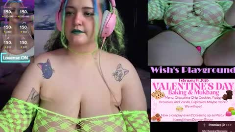 Wishs Playground online show from February 6, 3:59 pm