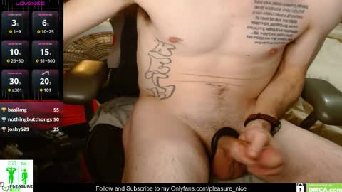 Snapshot of nickpleasurenice chatting on May 27, 1:57 am Nick Pleasure Nice online show from May 27, 1:57 am