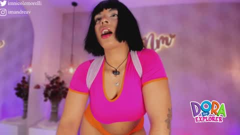 Snapshot of nicolemorelli2 chatting on September 11, 1:00 pm Andrea give it a thumbs up please its important online show from September 11, 1:00 pm