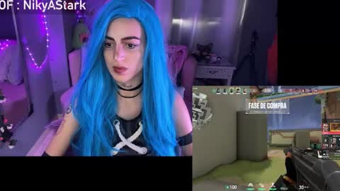 Snapshot of nikyastark chatting on February 21, 9:27 pm Niky A Stark online show from February 21, 9:27 pm