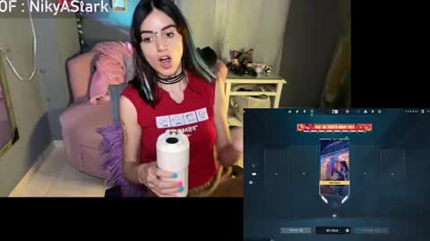 Snapshot of nikyastark chatting on February 26, 11:09 am Niky A Stark online show from February 26, 11:09 am