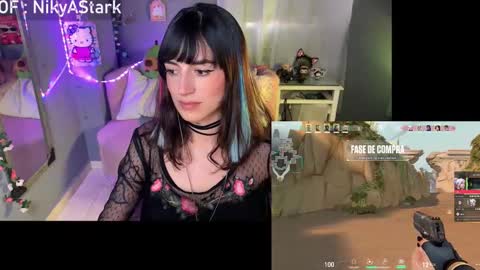 Snapshot of nikyastark chatting on March 7, 6:27 pm Niky A Stark online show from March 7, 6:27 pm