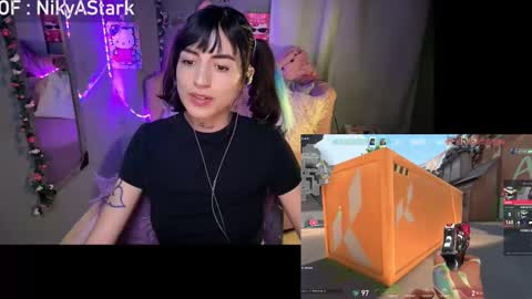 Snapshot of nikyastark chatting on March 10, 4:50 am Niky A Stark online show from March 10, 4:50 am