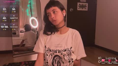 Snapshot of nina_just chatting on January 7, 12:55 am Nina.  online show from January 7, 12:55 am