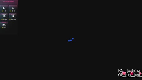 Snapshot of nina_just chatting on February 9, 10:21 pm Nina.  online show from February 9, 10:21 pm