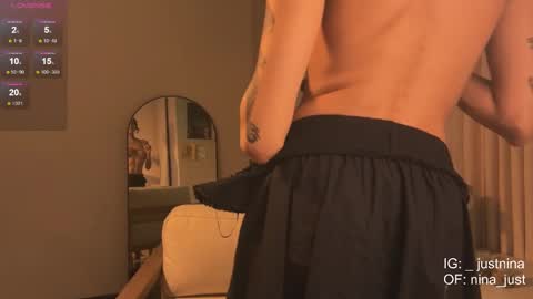 Snapshot of nina_just chatting on February 12, 12:48 am Nina.  online show from February 12, 12:48 am