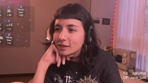 Snapshot of nina_just chatting on March 8, 9:51 pm Nina.  online show from March 8, 9:51 pm