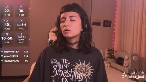Snapshot of nina_just chatting on March 9, 12:53 am Nina.  online show from March 9, 12:53 am