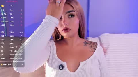 Snapshot of ninaangel6 chatting on March 13, 1:29 pm Nina Angel online show from March 13, 1:29 pm