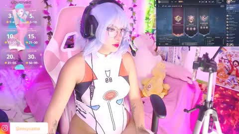 Snapshot of nixy_sama chatting on October 9, 1:47 am Nixy Sama online show from October 9, 1:47 am