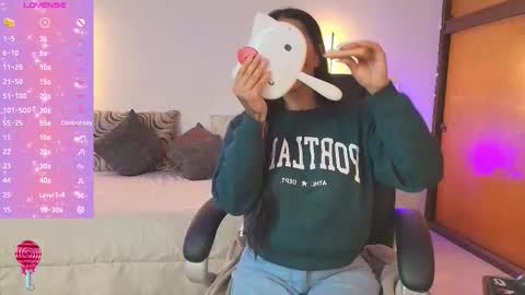 Snapshot of noa_megan chatting on October 11, 12:04 pm Gaby Megan Juliana online show from October 11, 12:04 pm