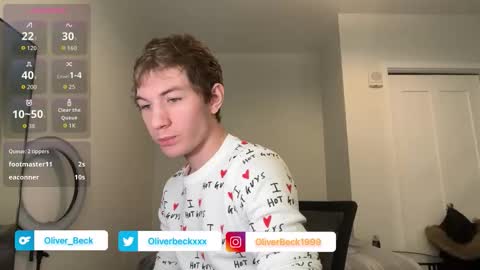 Oliver Beck online show from January 10, 8:32 pm