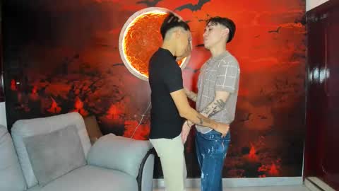 Snapshot of patrick_ander chatting on February 21, 8:21 pm patrick 19 bottom---- ander 18 top online show from February 21, 8:21 pm