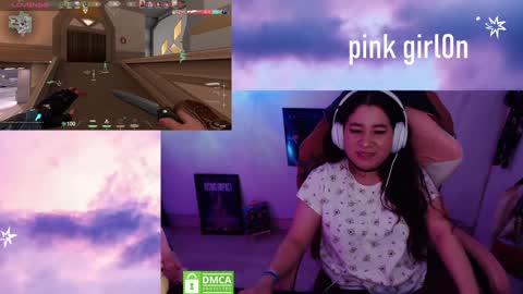 Snapshot of pink_girl0n chatting on December 5, 5:48 am Kitty online show from December 5, 5:48 am