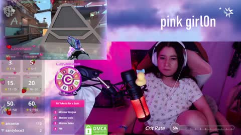 Snapshot of pink_girl0n chatting on December 5, 8:55 am Kitty online show from December 5, 8:55 am