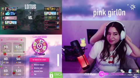 Snapshot of pink_girl0n chatting on December 8, 5:29 am Kitty online show from December 8, 5:29 am