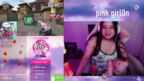 Snapshot of pink_girl0n chatting on December 9, 9:17 am Kitty online show from December 9, 9:17 am