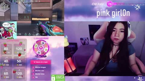 Snapshot of pink_girl0n chatting on December 14, 2:56 am Kitty online show from December 14, 2:56 am