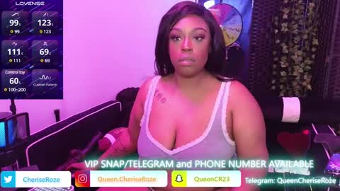 Queen Cherise Roze online show from February 9, 11:15 pm
