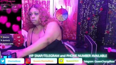 Queen Cherise Roze online show from February 27, 5:45 am