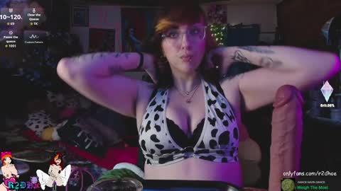 Snapshot of r2dho3 chatting on April 9, 7:52 pm Amy Wild online show from April 9, 7:52 pm